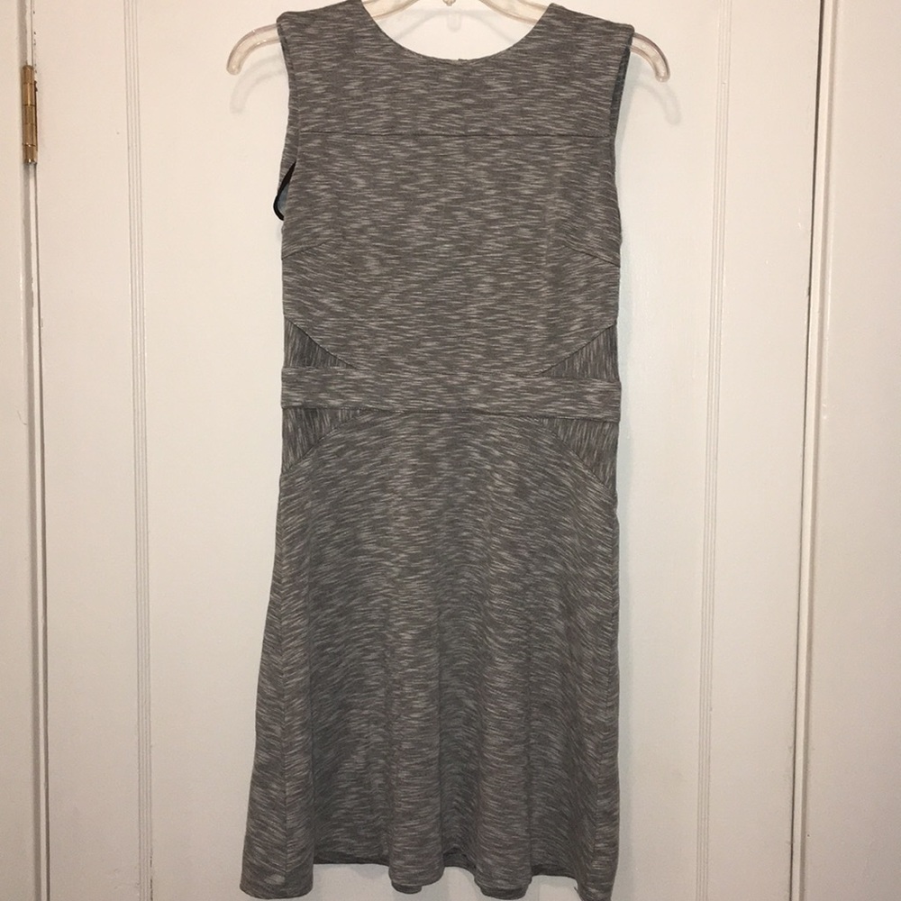 Space dyed gray skater dress. Size 6.